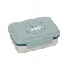 LÄSSIG Adventure lunch box śniadaniówka stal nierdzewna zielona 17x13 cm