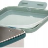 LÄSSIG Adventure lunch box śniadaniówka stal nierdzewna zielona 17x13 cm