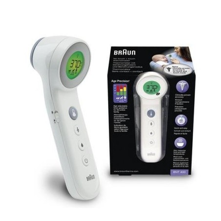 Outlet BRAUN BNT400 Sensial 7 Termometr Bezdotykowy do czoła Age Precision