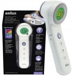 Outlet BRAUN BNT400 Sensial 7 Termometr Bezdotykowy do czoła Age Precision