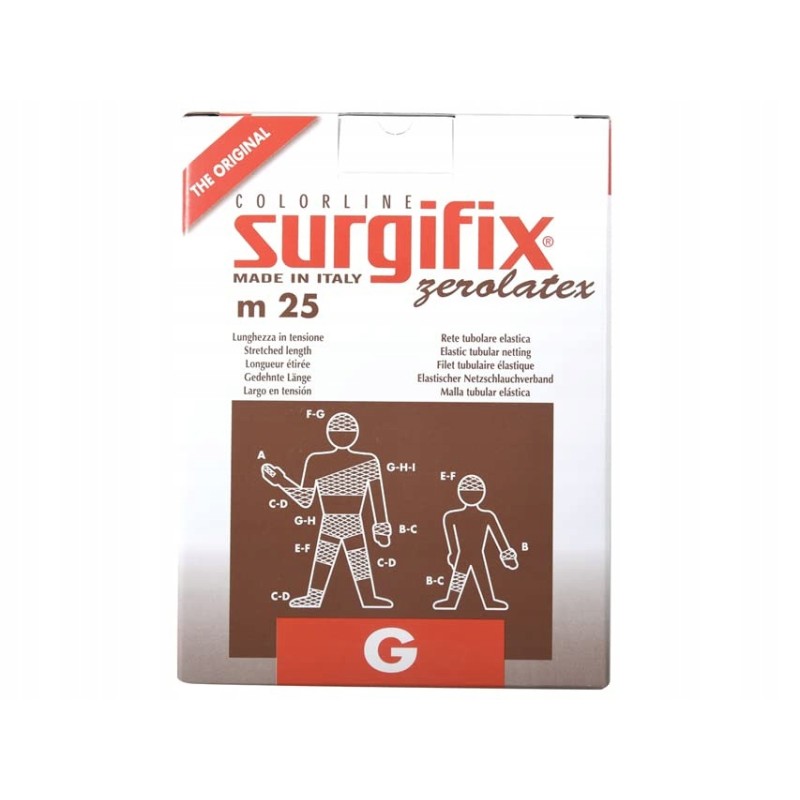 Surgifix Zerolatex Siatka Opatrunkowa Elastyczna Rękaw L 25m