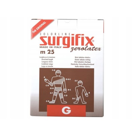 Surgifix Zerolatex Siatka Opatrunkowa Elastyczna Rękaw L 25m