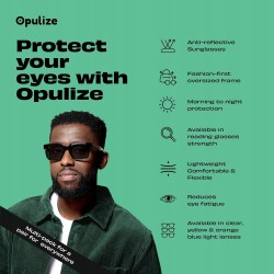 Outlet OPULIZE ERA Okulary przeciwsłoneczne UV400 Polaryzowane 2 szt. duże