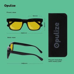 Outlet OPULIZE ERA Okulary przeciwsłoneczne UV400 Polaryzowane 2 szt. duże
