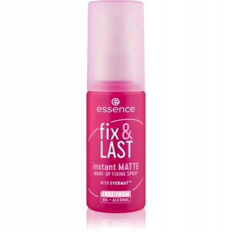 Essence Fix & LAST MATTE matujący spray utrwalający makijaż 50 ml
