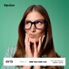 Okulary OPULIZE ERA do komputera UV400 antyrefleksyjne +1,00 czarne