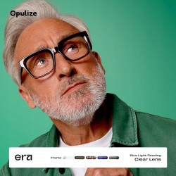 Okulary OPULIZE ERA do komputera UV400 antyrefleksyjne +1,00 czarne