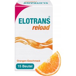 Elotrans Reload Elektrolity z Glukozą i Witaminami B 15 szt. Pomarańcza
