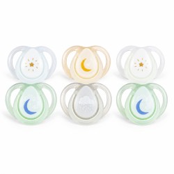 Smoczek Tommee Tippee ortodontyczny symetryczny silikon 0+ 3szt