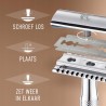 Gillette King C Maszynka do golenia męska z 5 wkładami