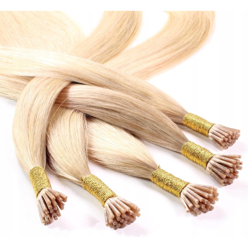 Hair2heart 0,5 g przedłużek włosów naturalnych 40 cm popielaty blond nr 20