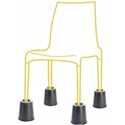 Mobiclinic podstawki pod meble stożkowe 15 cm udźwig 220 kg komplet 4 szt