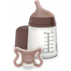 Outlet V331 Suavinex, Zestaw Zero Zero, butelka antykolkowa 180 ml +