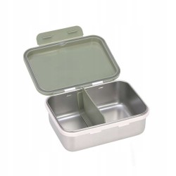Pudełko śniadaniowe Lassig Lunchbox ze stali nierdzewnej oliwkowy
