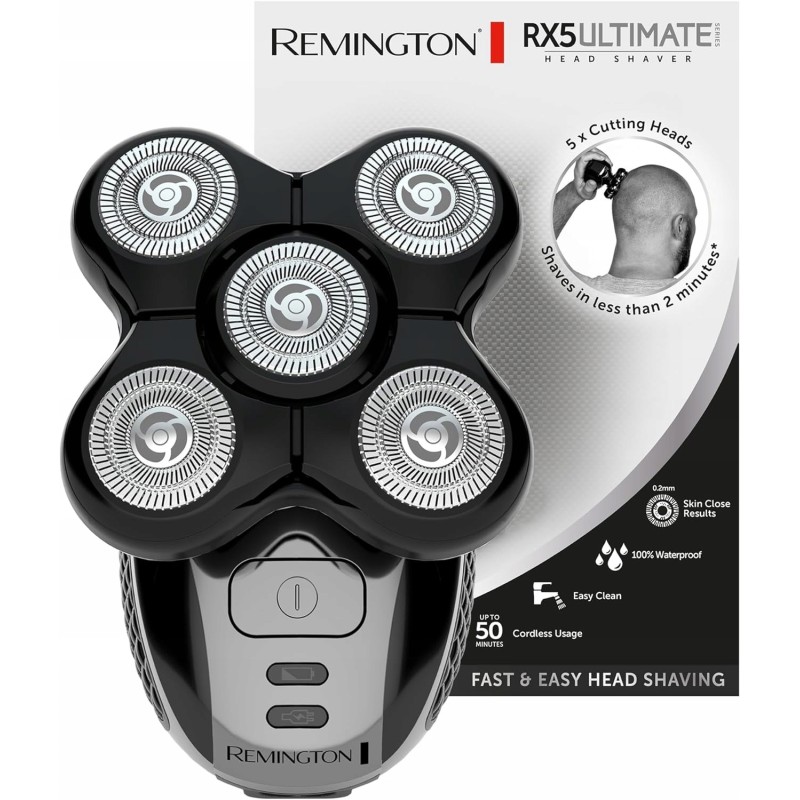 Outlet Remington XR1501 golarka do głowy męska wodoodporna 5 głowic 0.2 mm
