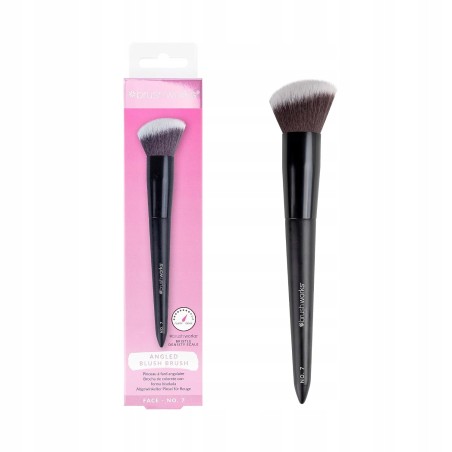 Brushworks Nr 7 kątowy pędzel do różu w kolorze czarnym