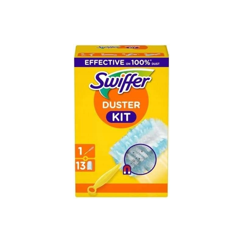 Swiffer Duster zestaw do kurzu 1 rączka 13 wkładów elektrostatyczne włókna