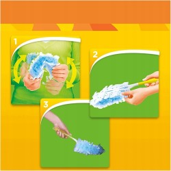 Swiffer Duster zestaw do kurzu 1 rączka 13 wkładów elektrostatyczne włókna