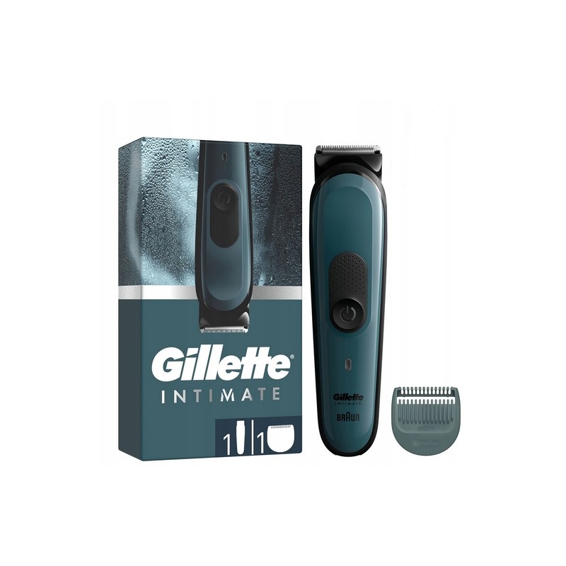 Outlet GILLETTE INTIMATE I3 MASZYNKA DO STRZYŻENIA DO CIAŁA IA97 ZIELONY