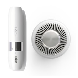 Braun Face Mini FS1000 golarka damska do twarzy biała Smartlight kompaktowa