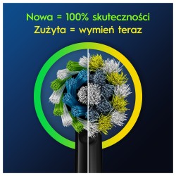 Oral-B Pro Cross Action Black Końcówki do szczoteczek elektrycznych 11 szt.