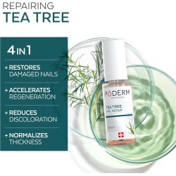 PODERM Tea Tree Paznokcie 6 ml - Serum 4 w 1