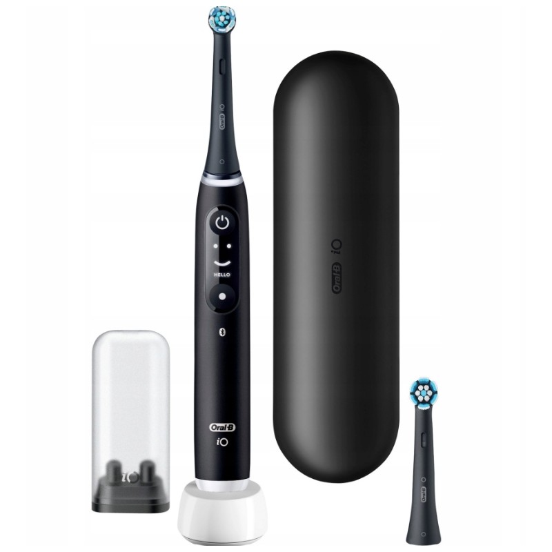 Oral-B iO 6N szczoteczka elektryczna czarna 5 trybów AI czujnik nacisku