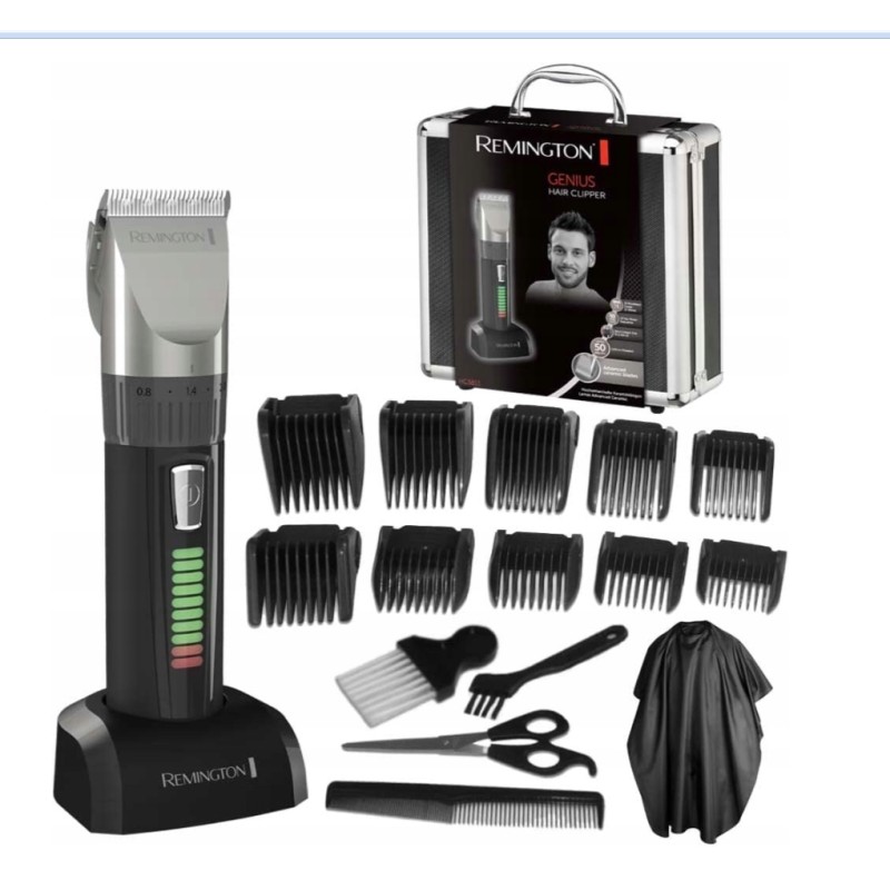 Outlet Maszynka do strzyżenia Remington HC5811 walizka transportowa + 10
