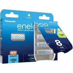 Outlet Akumulatorki Panasonic eneloop AA R6 2000 mAh 8 szt.