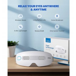 RENPHO R-G002 masażer do oczu wibracyjny 360° 16 punktów silikonowa maska