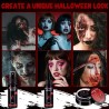 Zestaw do makijażu Halloween sztuczna krew 50ml i krople 50g + 50g plasma
