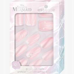 Essence Sztuczne Paznokcie Press On Nails Disney Mała Syrenka 12szt 3D