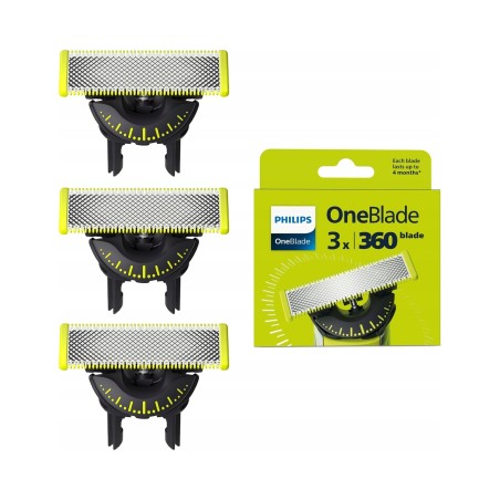 Ostrza do maszynki PHILIPS OneBlade 360 QP430/60 3 sztuki Oryginalne
