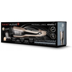 Outlet Prostownica parowa Saint Algue Demeliss Titanium tytanowa 230°C LCD