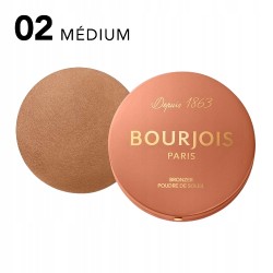 Bourjois bronzer do twarzy matowy puder brązujący 002 Medium Deep 7g