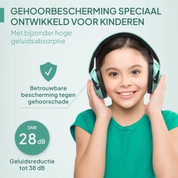 Outlet Słuchawki ochronne dla dzieci Senner KidsPro DO 98 dB miętowe