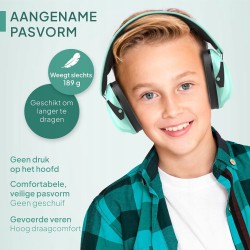 Outlet Słuchawki ochronne dla dzieci Senner KidsPro DO 98 dB miętowe
