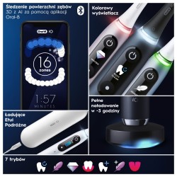 Outlet Szczoteczka soniczna Oral-B iO Seria 9 Bluetooth 1 końcówka czarny