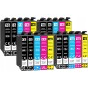 Outlet Jhaan Wkłady do Drukarki 16 XL Zamiennik do Epson Workforce WF-2750