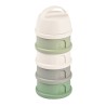 BEABA pojemniki na mleko w proszku 4 komory Cotton White Sage Green 440 ml