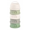 BEABA pojemniki na mleko w proszku 4 komory Cotton White Sage Green 440 ml