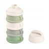 BEABA pojemniki na mleko w proszku 4 komory Cotton White Sage Green 440 ml