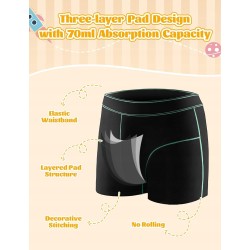 Outlet Bokserki na nietrzymanie moczu dla dzieci Carer Boxer 70ml 3szt
