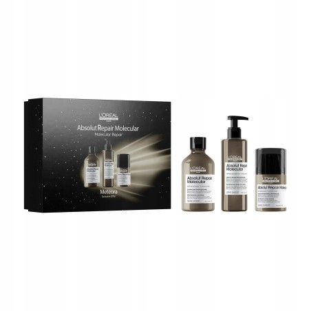Loreal Meteora Absolut Repair Molecular Regeneruje Włosy Szampon Serum Krem