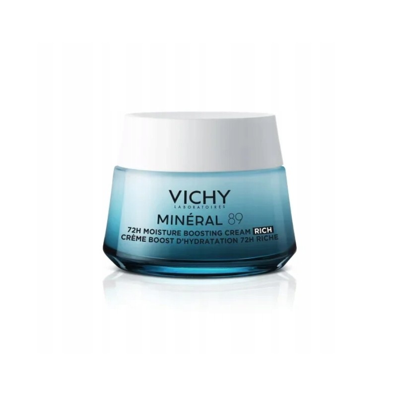 Vichy Mineral 89 Rich Krem nawilżająco-odbudowujący 72h 50 ml