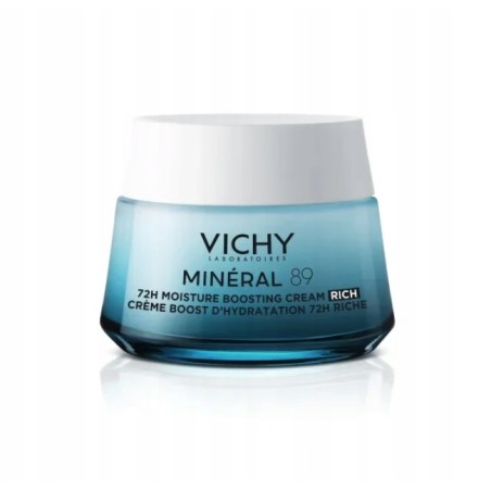 Vichy Mineral 89 Rich Krem nawilżająco-odbudowujący 72h 50 ml