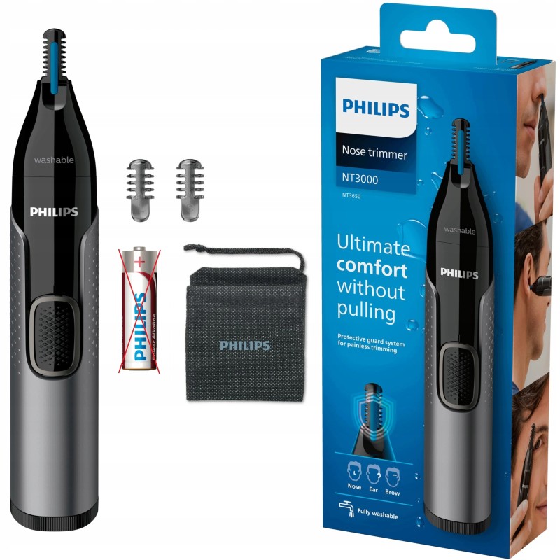 Outlet Trymer do nosa uszu Series 3000 Philips wodoszczelny 5mm bateryjne