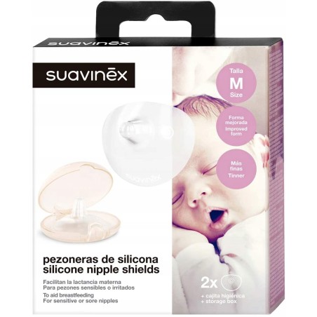 Suavinex Nakładka Osłonka na sutki r. M 2 szt