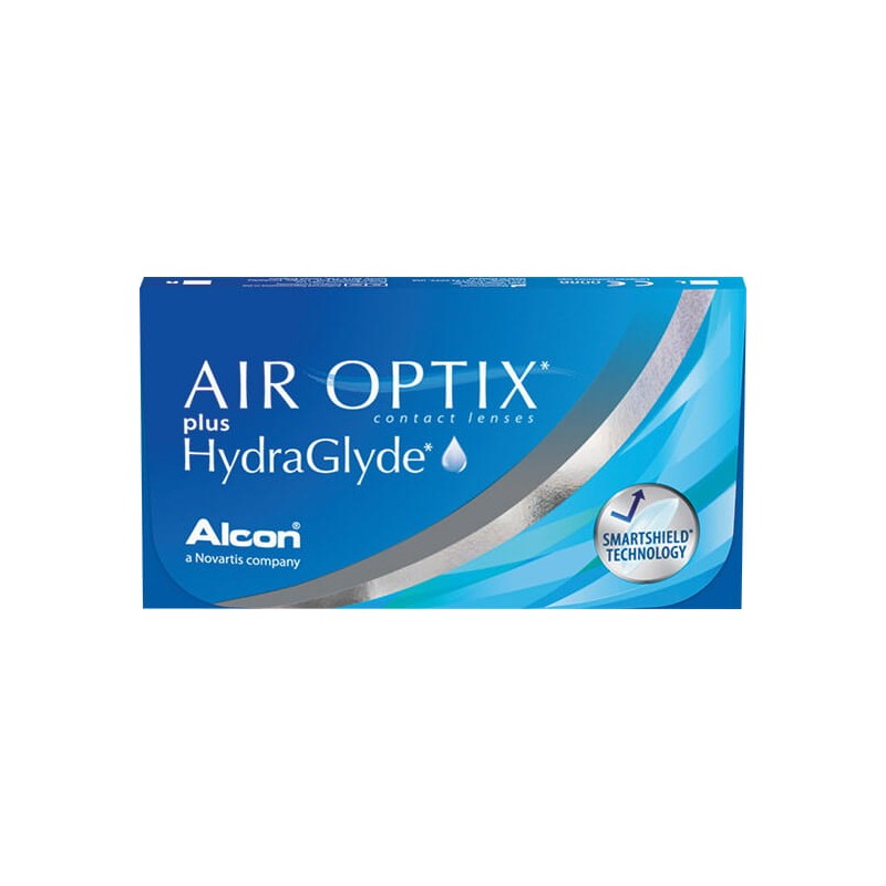 Soczewki kontaktowe Air Optix Plus HydraGlyde, 3 szt. Moc -4.00