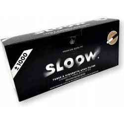 Outlet SLOOW Gilzy papierosowe z filtrem do nabijarki SLOOW 1000 szt